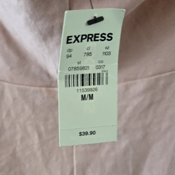 Express Pink Halter Dress NWT - Picture 2 of 3